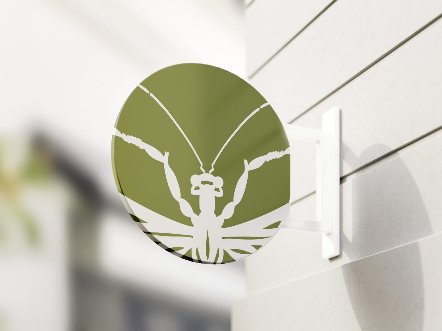 Logoanwendung auf Holz für Schädlingsbekämpfung Brodowski