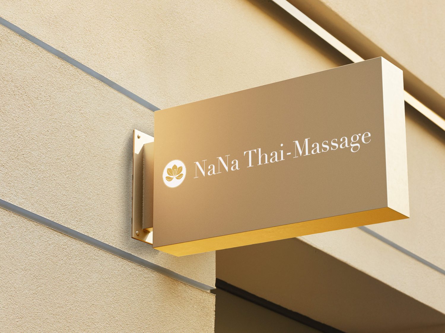 Logoanwendung für NaNa Thai-Massage