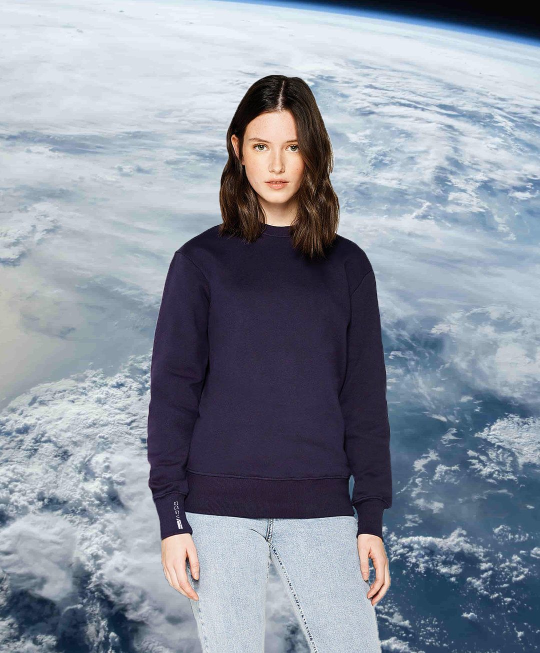 Bedruckter Pullover für Aerospace Data Security