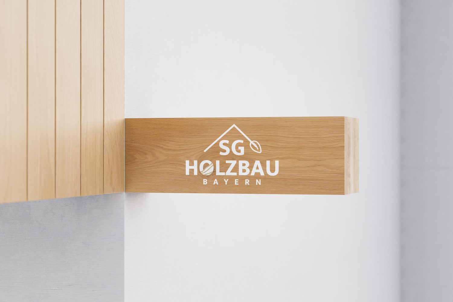 Logoanwendung für SG Holzbau